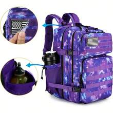 SEYATULLH Large Capacity Outdoor Camping Hiking Backpack, Multi-Functional Sports Travel Bag - Multicolor - View 9