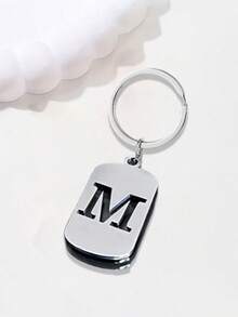 1 قطعة سلسلة مفاتيح حرف من A إلى Z مفرغة، تميمة من سبيكة لامعة، سلسلة مفاتيح، حلقة حقيبة، تميمة حقيبة الظهر، تعليق للسيارة، بسيطة، إكسسوارات محفظة وحقيبة يد، فردية ومتعددة الاستخدامات لحقيبة الظهر والسيارة والشارة العسكرية، للنساء والرجال والأصدقاء والعائلة والصديقات، هدايا عيد الميلاد وأعياد رأس السنة - متعدد الألوان - مشاهدة 7