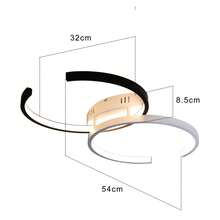 ZMH Chandeliers - Bianco e nero - Visualizzare 3