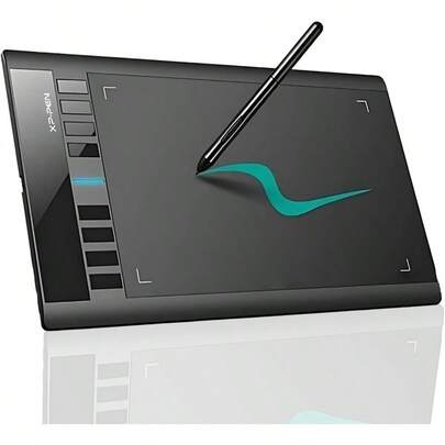 Star03 10x6 Graphic Drawing Tablet With BatteryFree Stylus Passive Pen 8 Hot Keys Signature Board