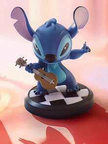 1pc Random Blue Stitch PVC Figure, Collectible Vinyl Toy, Creative Gift For Adults, Cartoon Fans, 14+ Birthday & Holiday Gift, Car/Room Decor, Collector & Display Model (Note: Handmade, Slight Color Bleeding Or Minor Flaws Are Normal!), Christmas Gift Home Decor Ornaments Home Miniature Things - Multicolor - View 8