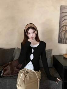 Women Tops - Black - View 3