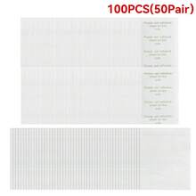 50片天然深层清洁草本足贴，日常护理贴，缓解脚冷，成人足部保湿霜，蕴含生姜、竹炭、薰衣草和草本成分 - 白色 - 查看 6