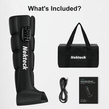 NEKTECK Portable Leg Massager Boots - Rechargeable Air Compression For Leg Comfort, Cordless Relaxation Gift For Parents & Family - 查看 9