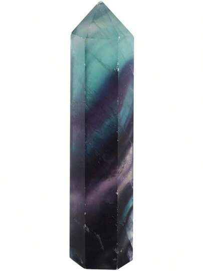 AUNMAS Varita de Cristal de Cuarzo Hexagonal Rainbow Promoción de Salud y Decoración Elegante para el Hogar y Oficina