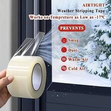Transparent Window Weather Sealing Tape, 5.08cm X 19.81meter Clear Weather Stripping Window Seal Tape Stops Draft Through Gaps, Windows, AC Unit -Insulation Tape For Air Conditioner - Multicolor - View 5