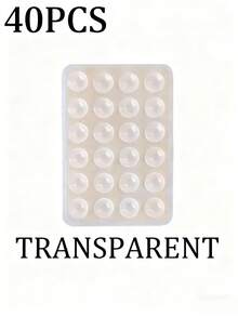 3/5Pcs Multi-Purpose Square Silicone Suction Cup Mobile Phone Holder, 24-Hole Suction Cup With Strong Adhesiveness, 1/10/20/30/40/50/60Pcs,Suitable For Various Scenarios To Prevent Phone Falling, Used For Video, Vibration, And Self-Portrait Phone Accessories