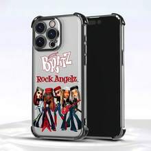 Funda  Rock Angelz con diseño gráfico, compatible con teléfonos ,  17,  16 Pro Max,  15 Pro Max,  13 y  12. Fabricada en TPU, ofrece protección contra golpes y caídas. Un regalo perfecto para quienes aman el estilo y la diversión, ideal para cumpleaños, fiestas y ocasiones especiales. - Negro - Ver 6