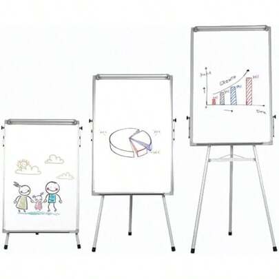 Easel Whiteboard With Stand Portable Easel Tripod Magnetic Display Telescopic Flipchart Dry Erase With Adjustable Height For Office Or Teaching At Home And Classroom White