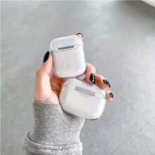 2个装透明TPU软壳耳机保护套，兼容 1/2/3 Pro（第二代），高清防刮苹果耳机TPU软保护套 - 無色 - 查看 10