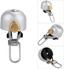 VGEBY Bell, 4 Colores Bike Bell Manillar Ciclismo Sonido Claro Anillo de Bicicleta Accesorios de bocina(3.00 * 2.20 * 6.00cm-Plata) Bicicletas Y Piezas De Recambio - 1 - Ver 6