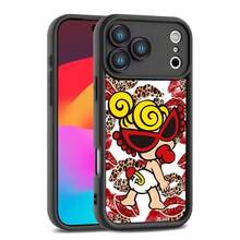Funda de Teléfono Mini H- con Estampado de Leopardo para 17,16,15,14,13,12,11 Pro,Max,Plus,E,Air, Compatible, Cubierta Completa Negra de TPU - z8 - Ver 2
