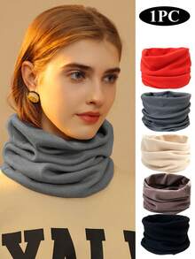 1件装户外骑行保暖颈套，加厚保暖内衬颈套，户外运动健身保暖颈套，适合户外徒步、登山、骑行等活动 - 彩色 - 查看 2