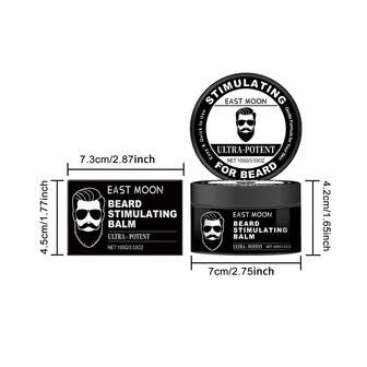 Crema para el cuidado de la barba para hombres 100g, hidrata la barba, mejora el cabello seco y áspero, suaviza la barba, mantiene la barba suave y flexible, cuida la barba, proporciona una nutrición y cuidado integral de la barba, es fácil de aplicar después del uso, brinda una experiencia refrescante y cómoda, y un cuidado continuo puede mejorar la raíz de la barba.
