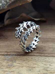 eTel LiKe 1Pc Animal Finger Nhẫn Gấu Trúc Có Thể Điều Chỉnh Quà Tặng Trang Sức Cho Phụ Nữ - Bạc - Xem 7