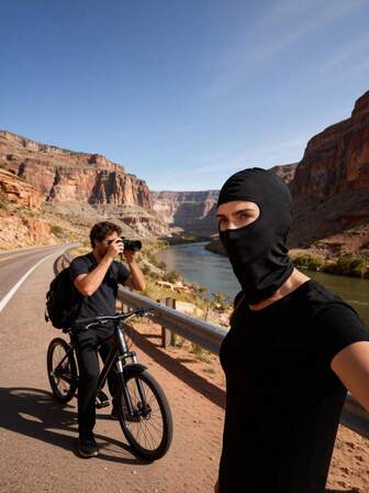 1PC Multi Functional Cycling Neck Mask | Full Face Sunscreen Mask, Breathable Mesh Design Mask | Quick Drying And Moisture Absorbing Helmet Lining, Suitable For Cycling, Motorcycle, Fishing, Outdoor Exploration, Etc., It Is Also A Gift That Can Be Given As A Gift