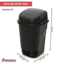 Toroski cubo de basura con tapa pack de 24 o 10 contenedores de 11 litros cada uno con tapa cubo de cocina - 2 - Ver 3