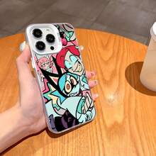 Funda de teléfono Anime P-Psychocuties Mimi para 17 16 15 14 13 12 11 Pro Max, cubierta blanca mate láser metálica aurora - z7 - Ver 7