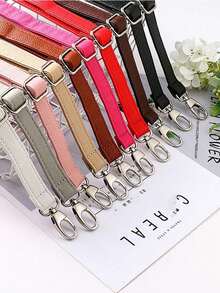 1 Leather Shoulder Strap, Bag Strap, Handmade Replacement, Durable Wallet, Handbag Strap, Accessory Making Parts, Luggage Accessories, High-End Adjustable Fashion PU Shoulder Strap, Adjustable Faux Leather Crossbody Bag Strap - Multifunctional Handbag And Backpack Replacement Shoulder Strap, Multiple Colors