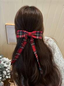 1pc Women's New Summer Fashion Simple Bow Hair Clip, Alligator Clip, Back Head Clip, Hair Accessory, Headwear Claw Clips Hair Claws Hair Barrettes, School Stuff, Elegant, College, Winter Outfit For Women, Bows, Cute, Hair Accessories - Multicolor - View 11