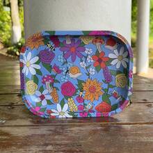 1pc Creative Portable Rolling Tray, Durable Rolling Plate, Household Small Tool