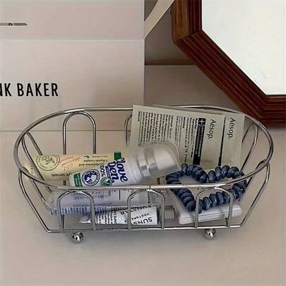 1/2个透明塑料收纳盒，大容量书籍衣物整理盒，节省空间，适用于办公室和家庭，可折叠书架袋