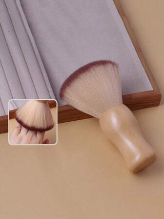 高品质超大实木除尘刷，美甲刷，俄式预处理刷，软毛除尘刷，美甲工具