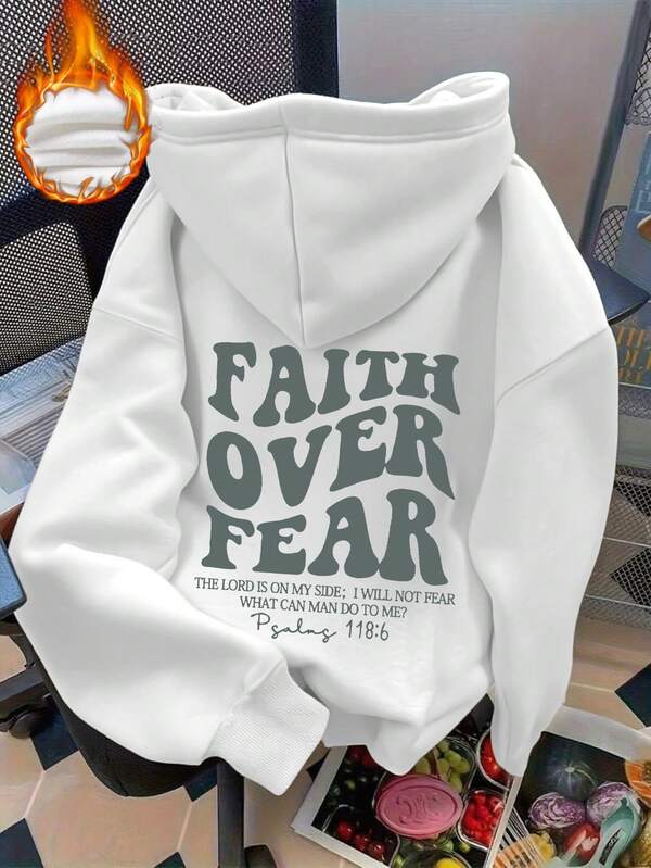 Autumn And Winter Women's Letter Patterned Long Sleeved Hooded Sweatshirt, A Casual And Loose Multifunctional Holiday Style Top, Suitable For Daily Wear In Fashionable Autumn Women's Clothing