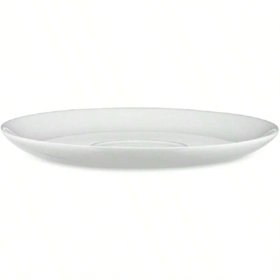 Alessi AGV29 79 All Time Saucer For Teacup Bone China White Set Of 4 - White - View 1