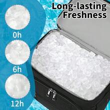 Cooler Backpack30 Cans Insulated Backpack Cooler Leakproof Double Deck Cooler Bag For Men Women RFID Lunch Backpack - Black - View 3