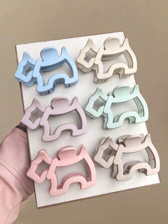 2 Stück/Set süßes Welpen Design Haarclips, geeignet für Dutt, Pferdeschwanz, Alltagstragen, Pendeln, Urlaub, Dates, Partys Mode Haarspange Winter Haarzubehör Mode Haarspange