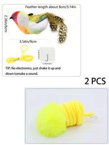 Cat Toys, Cat Spring Ball Retractable Spring Toys, Colorful Spring Tubes, Interactive Rolling Ball Colorful Lively Coils, Spring Action Toys For Caged Mice, Cat Pet Supplies Indoor, Sturdy And Long-Lasting, Encourages Cats To Exercise, Random Color