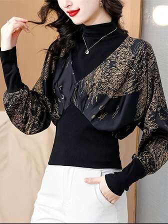 ACE4522 Stylish Fitted Long Sleeve Top
