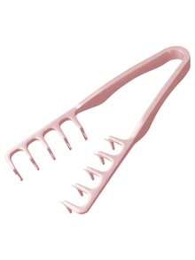 Fluffy Wide-Tooth Comb, Creates Voluminous Texture And Lift Effect, Suitable For Both Men And Women, Made Of ABS Plastic Material With Textured Handle Design, Suitable For All Hair Types Including Thick, Curly, Wavy And Natural Hair, Ideal For Home And Travel Use, Easy Brushing And Styling, An Essential Hair Care Tool, Lightweight And Portable. - Multicolor - View 12