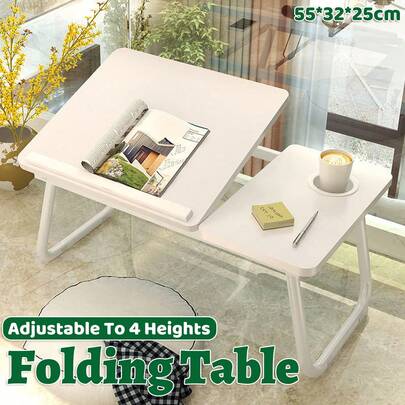 Aimall Bedside Small Table Dorm Student Multifunctional Foldable Laptop Desk Board AU