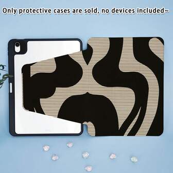 Funda protectora de piel de PU con rotación de 360°, anti-caída, anti-arañazos, diseño elegante, con ranura para bolígrafo táctil capacitivo, adecuado para negocios, trabajo, viajes, ocio, fiestas y una excelente opción de regalo para niños