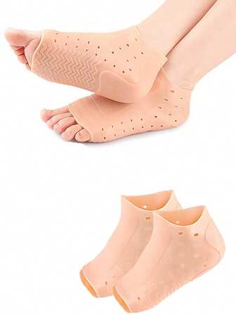 Foot care 1双全新露趾保湿袜，沙滩袜，SPA袜，防皲裂保湿袜