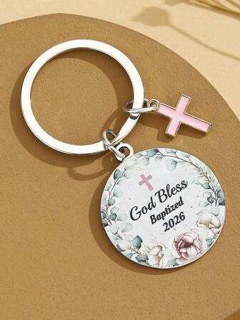 Christian Gifts For Women Birthday Faith Christian Cross Keychain Inspirational Keychains For Teen Girls Religious Friendship Gifts Easter Christmas Baptism Spiritual Presents For Sister Mom Daughter Bag Charms Car Accessories Teacher Gift Ideas
