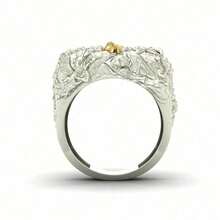 Masterpiece Crucifix Wax Ring - Premium Castable Resin Model For Detailed Lost Wax Casting - Bạc - Xem 5