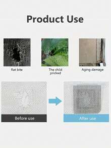 1 Roll Of Window Screen Repair Tape, Self-Adhesive Mesh Tape, Insect And Mosquito Netting, Strong Self-Adhesive Window Screen Repair Tape For Repairing Holes, Window Screen Repair Patch, Covering Holes And Tearing Insect And Mosquito Netting. - Multicolor - View 7