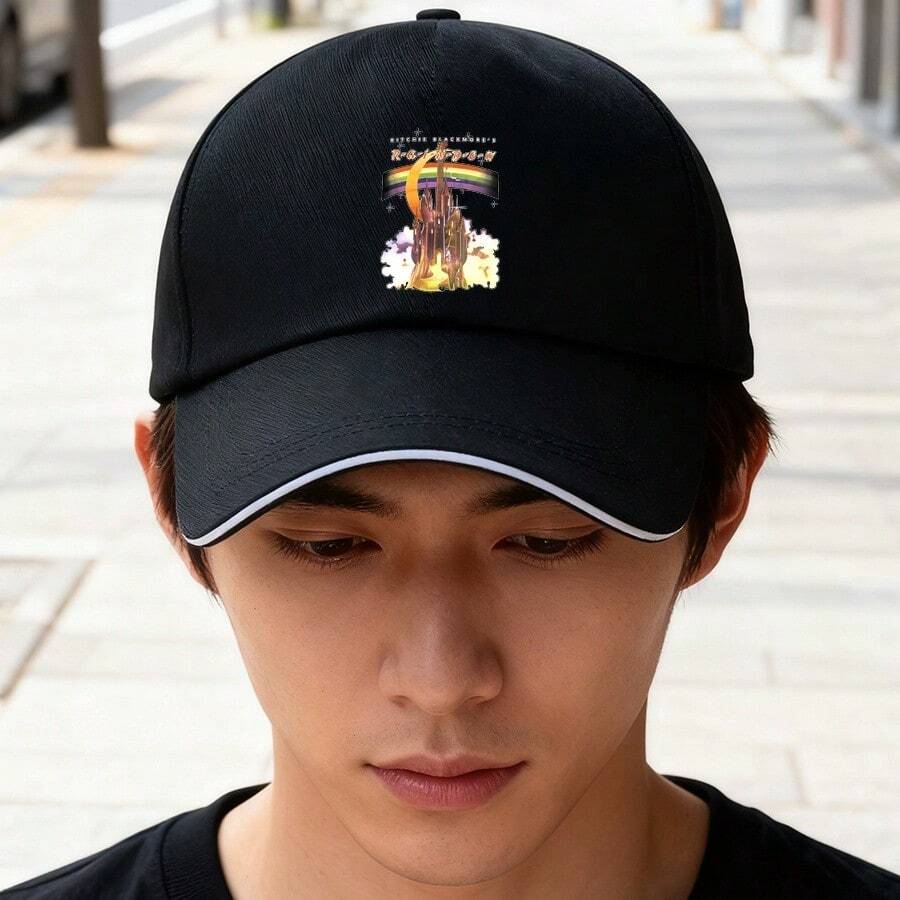 Men Baseball Cap - Black - View 1