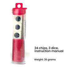 Juego de dados L-C-R - Conjunto clásico de Izquierda Centro Derecha con fichas, opción de tubo rojo/verde/azul/amarillo, juego de fiesta familiar, juego de diversión navideña, edición portátil de viaje, ritmo rápido - Multicolor - Ver 13