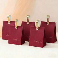 10 piezas Bolsas de regalo de dulces de estilo europeo de alta gama, adecuadas para bodas, fiestas de cumpleaños, festivales, eventos corporativos