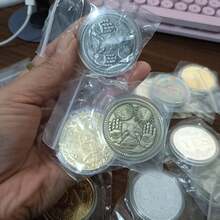 قطعة واحدة من عملة تذكارية لاتخاذ القرار YESNO، عملة محظوظة، عملة معدنية ثلاثية الألوان (ذهبي، فضي، نحاسي)، مناسبة كهدية لصغار السن، الأزواج، الزملاء، الأصدقاء، كبار السن، الأطفال، زملاء الفصل. قابلة للاستخدام كهدايا أعمال، هدايا إعلانية، هدايا ترويجية، هدايا عيد، جوائز وتذكارات.