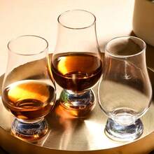 Premium Whiskey Cigar Cup,4pcs 200ml/6.8 Oz, Elegant Wine Tasting Vessel, Suitable For Multi Person Parties, Home Bars, Pubs, And Restaurants, Classic And Durable Design, Hand Wash Only, Reusable! - 透明 - 查看 5