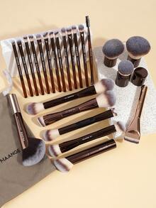 23pcs makeup brushes