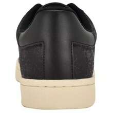 Guess Men's Lawrenzz Branded Lace-Up Casual Sneakers |  | Men Casual Athletic Shoes - 黑色 - 查看 3