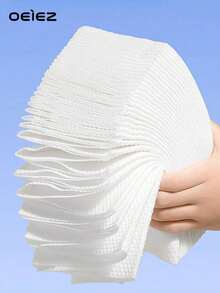 OEIEZ 40/70pcs Disposable Facial Cleansing Wipes, Sensitive Skin Friendly, Suitable For Cleansing, Makeup Removal, Dry & Wet Use, Thickened Design - Multicolor - View 8