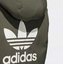 Adidas Chaqueta acolchada de plumón casual para mujer, nueva llegada para el invierno - Verde Oliva - Ver 7