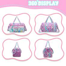 3 PiecesLuggage Set For Girls 16'' Hardside Spinner Wheels Kids Carry On Suitcase, Duffle Bag Back To School - Luggage 3-piece Set - View 8